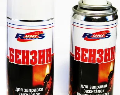 фото Бензин RUNIS для заправки зажигалок