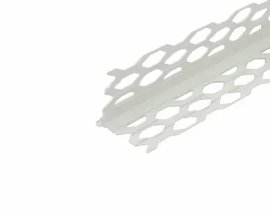 фото Профиль угловой ПВХ штукатурный с маяком 6мм, 3 м, 35х35 мм, 50 шт/уп, Т