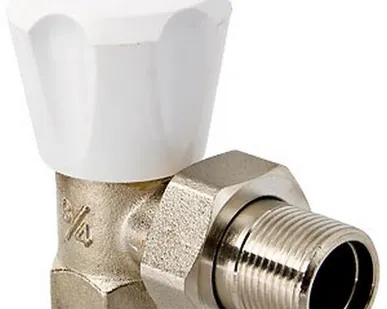 фото Вентиль д/радиатора VALTEC (компактный) углов. ручной рег. 3/4" (6/72)