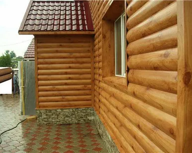 фото Сайдинг под бревно МАТОВЫЙ в наличии 3м и 4м