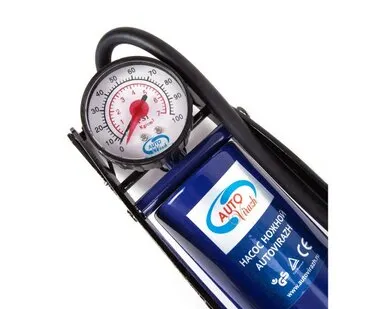 фото Насос ножной "AUTOVIRAZH" (1 цилиндр, с манометром)