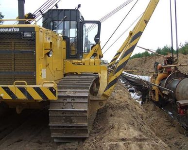 фото Аренда трубоукладчика Komatsu