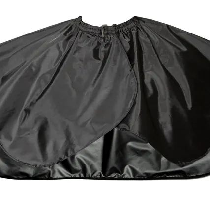 Фото №0 Накидка парикмахерская Harizma укороченная 73х64см, черная