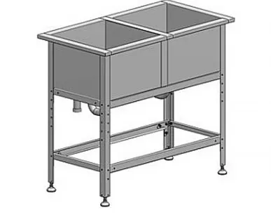 фото Мойка М-2-0,3-0,53/1,01 (нержавейка)