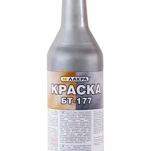 фото Краска Лакра БТ-177 серебрянка, 0,5 л