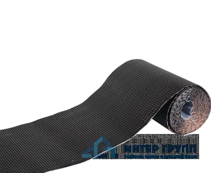 Фото №0 Гофрированная лента для примыканий NICOFLEX 300, RAL 9005 черный, 5м.