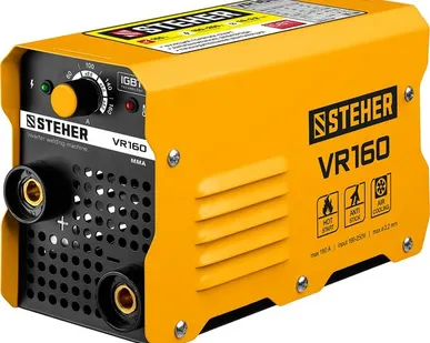фото STEHER ММА, 160 А, сварочный аппарат инверторный, макс. электрод Ø 3.2 мм (VR-160)