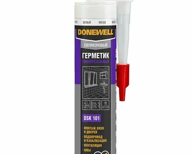 фото Герметик Силиконовый Универсальный DONEWELL белый 260мл DSK-101