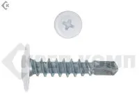 фото Саморез ПШC сверло 4,2х19 RAL9003 (1 000шт)