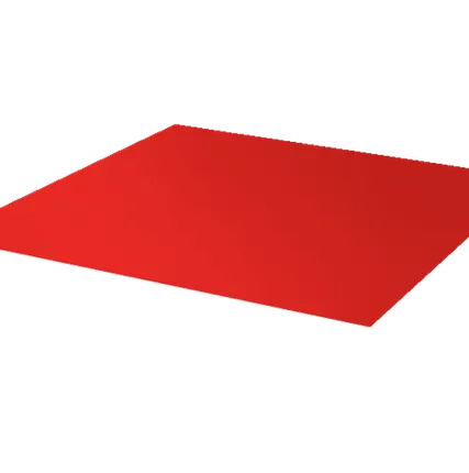 Фото №0 Лист с полимерным покрытием 0,45 мм пэ в пленке ral3020 красный насыщенный