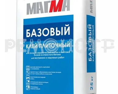 фото Клей плиточный МАГМА 'Базовый' 25кг (56) П