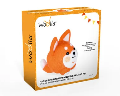 фото "Woolla" WT-0203 "Песик Момо" набор для валяния .