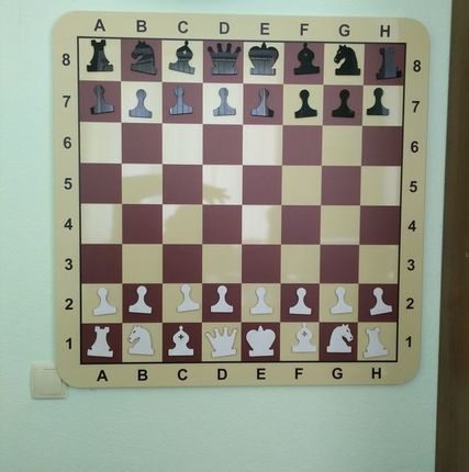 Фото №0 Доска демонстрационная шахматная с фигурами