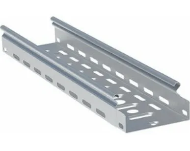 фото Лоток перфорированный металлический 50х100х3000-0.7 мм (24 м)