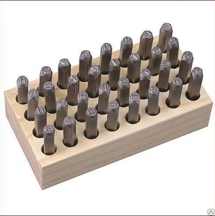 Фото №0 Клеймо буквенное кириллица, шрифт 5мм,6,8мм