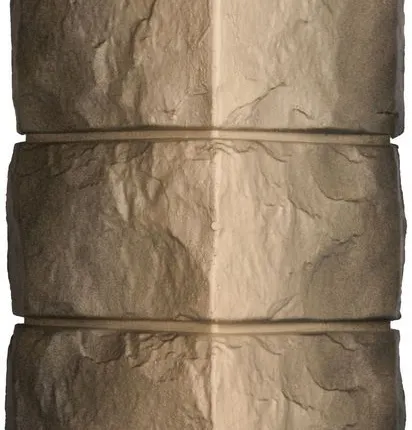 Фото №1 Универсальный угол к фасадной панели Т-сайдинг двухцветная покраска