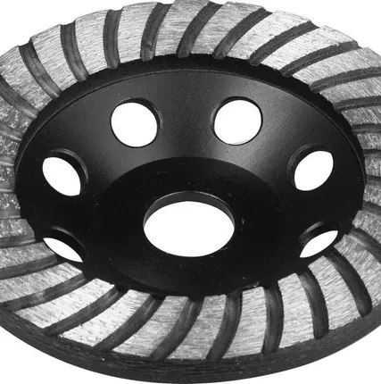 Фото №0 Чашка ЗУБР алмазная сегментированная, высота 22,2мм, 125мм 33371-125