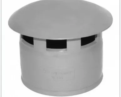 фото ЗОНТ ВЕНТИЛЯЦИОННЫЙ ф110 SK-plast