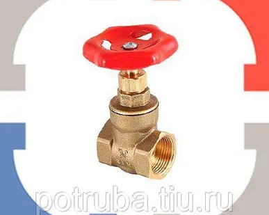 фото Задвижка латунная Ду 15 (1/2") Ру 10 Itap тип 155