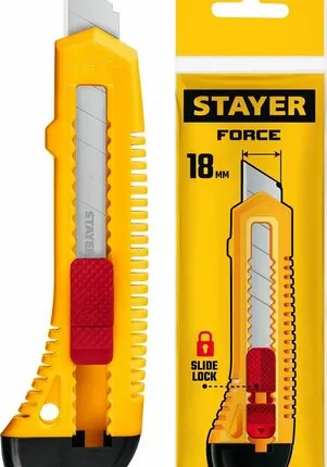 Фото №0 Нож универсальный 18мм STAYER