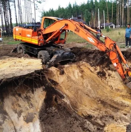 Фото №1 Аренда колесного экскаватора JCB JS 160W, Воронеж