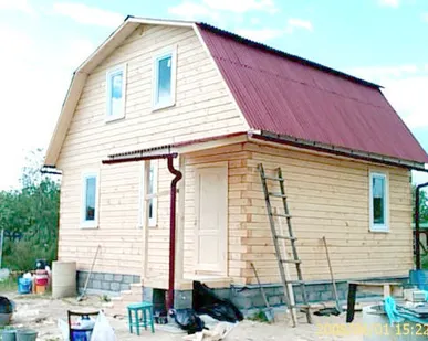 фото Кровля из профнастила