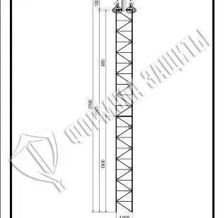 фото Схема «Двухветвевая колонна» (300х400 мм)