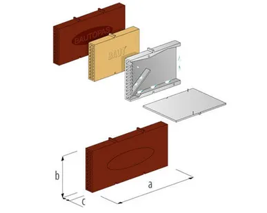 фото Вентиляционные коробочки BAUT темно серая