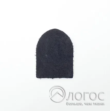 Фото №0 Заплатки декор.пришивн. кожа И 13 50х38мм, синий, синий