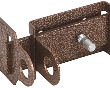 фото Засов накладной с проушинами, медь