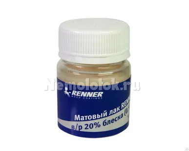 фото YO 20M827/40 Матовый лак RENNER в/р 20% блеска (40 мл)