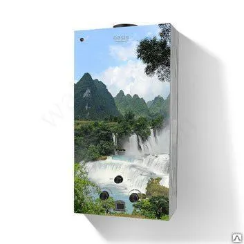 Фото №0 Водонагреватель газовый проточный OASIS Колонка газовая GLASS 20 VG