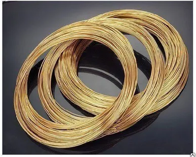 фото Проволока бронзовая 1.5 мм БрБ2 (CuBe2Ni(Co))