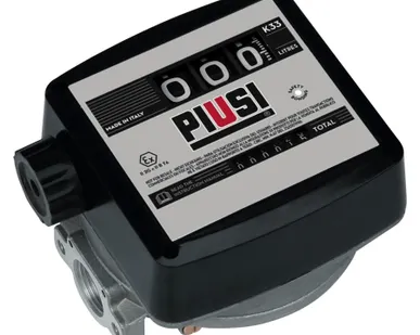 фото K33 ver. C ATEX - 3-х разрядный механический счетчик для бензина, 20-120 л/мин