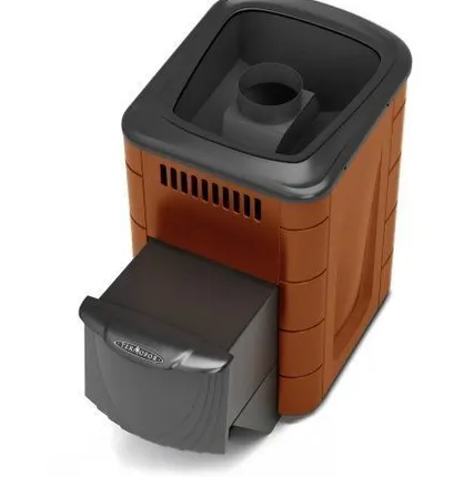 Фото №0 Печь для бани Термофор Компакт 2013 Carbon ДН терракота дровяная