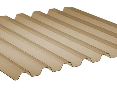 фото Профилированный ПВХ RENOLIT Ondex ECOLUX GRECA 70/18 Бронза 0,7 мм (1,095*6 м)