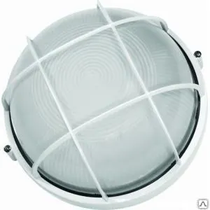 фото Влагозащищенный светильник camelion 1101s эконом 8589, с решеткой