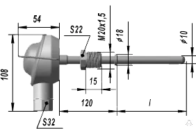 Фото №0 ПРЕОБРАЗОВАТЕЛЬ ТЕРМОЭЛЕКТРИЧЕСКИЙ ТХА 9816.