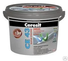 фото Затирка Церезит CE43 (Ceresit CE 43 Super Strong) эластичная высокопрочная