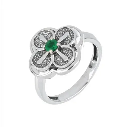 Фото №0 Кольцо Не устраши бедой Господи с фианитами