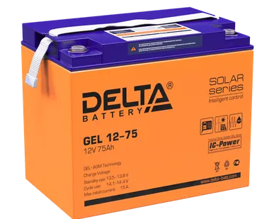 фото Аккумулятор Delta GEL 12-75