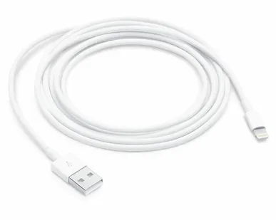 фото Кабель Apple Lightning - USB-A, 1 м, белый