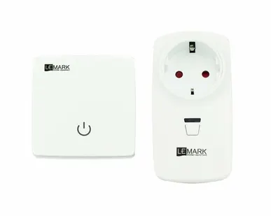 фото Беспроводной выключатель Lemark с дистанционным управлением для измельчителей DON, DON SLIM цвет: Белый