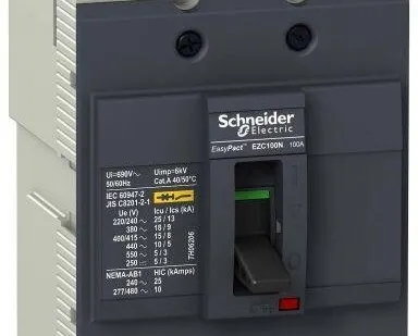 фото Выключатель автоматический 3п 3т 80А 18кА EZC100N SchE EZC100N3080