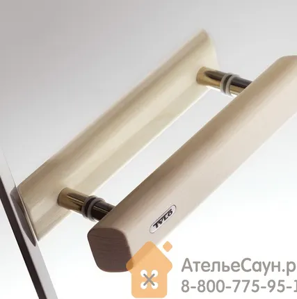 Фото №1 Дверь для сауны Tylo DGL 8x21 (прозрачная, осина, арт. 91031755)