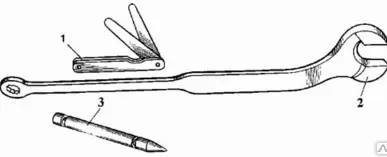 фото Ключ к форсунке 17х30 Д37М-3901030-А для Д144 Д120