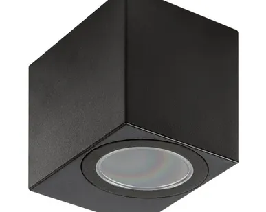 фото Светильник уличный UUL-P41A 6W-GU10 IP65 BLACK под лампу GU10 архитектурный накладной корпус черный TM Uniel