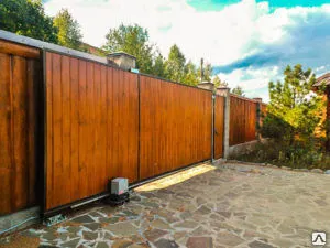 Фото №0 Откатные ворота под ключ