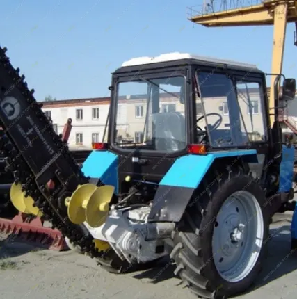 Фото №0 Аренда траншейного экскаватора (траншеекопателя) ЧМЗ ЭТЦ-2086, Новосибирск