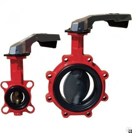 Фото №0 Затвор чугунный поворотный дисковый Ру-16 Т-130 (вд, п) кл. г. "А" никел. чуг. Ду - 150 мм